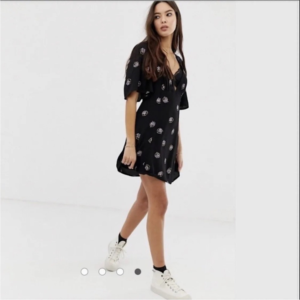 Free People Clove Mockingbird Mini Dress Size 4